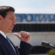 Florida Gov. Ron DeSantis speaks to the media about the cruise industry during a press conference at PortMiami on April 08, 2021 in Miami, Florida. The Governor announced that the state is suing the federal government to allow cruises to resume in Florida.